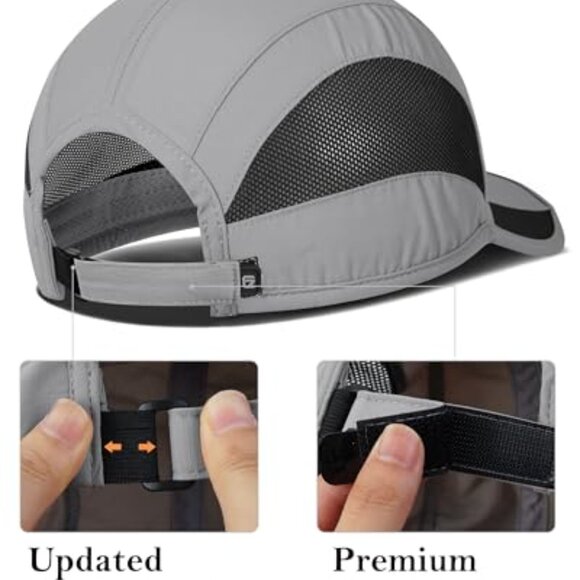 Quick Dry Run Hat Cooling Breathable Mesh Sun Proof Adjustable Outdoor - Picture 4 of 8